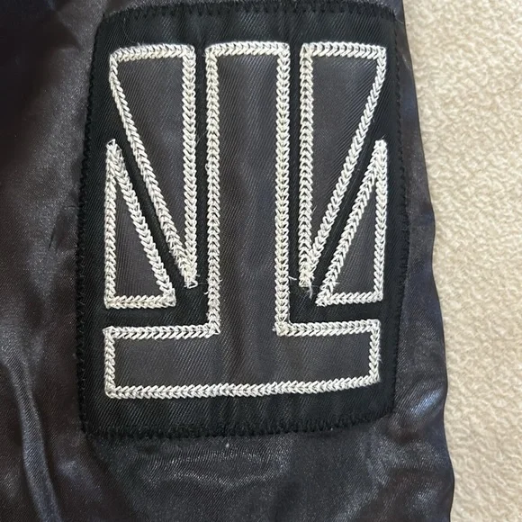 Vintage 1990s Reversible Pepe Jeans Jacket Size M. Red, White & Charcoal Gray. - Picture 4 of 16